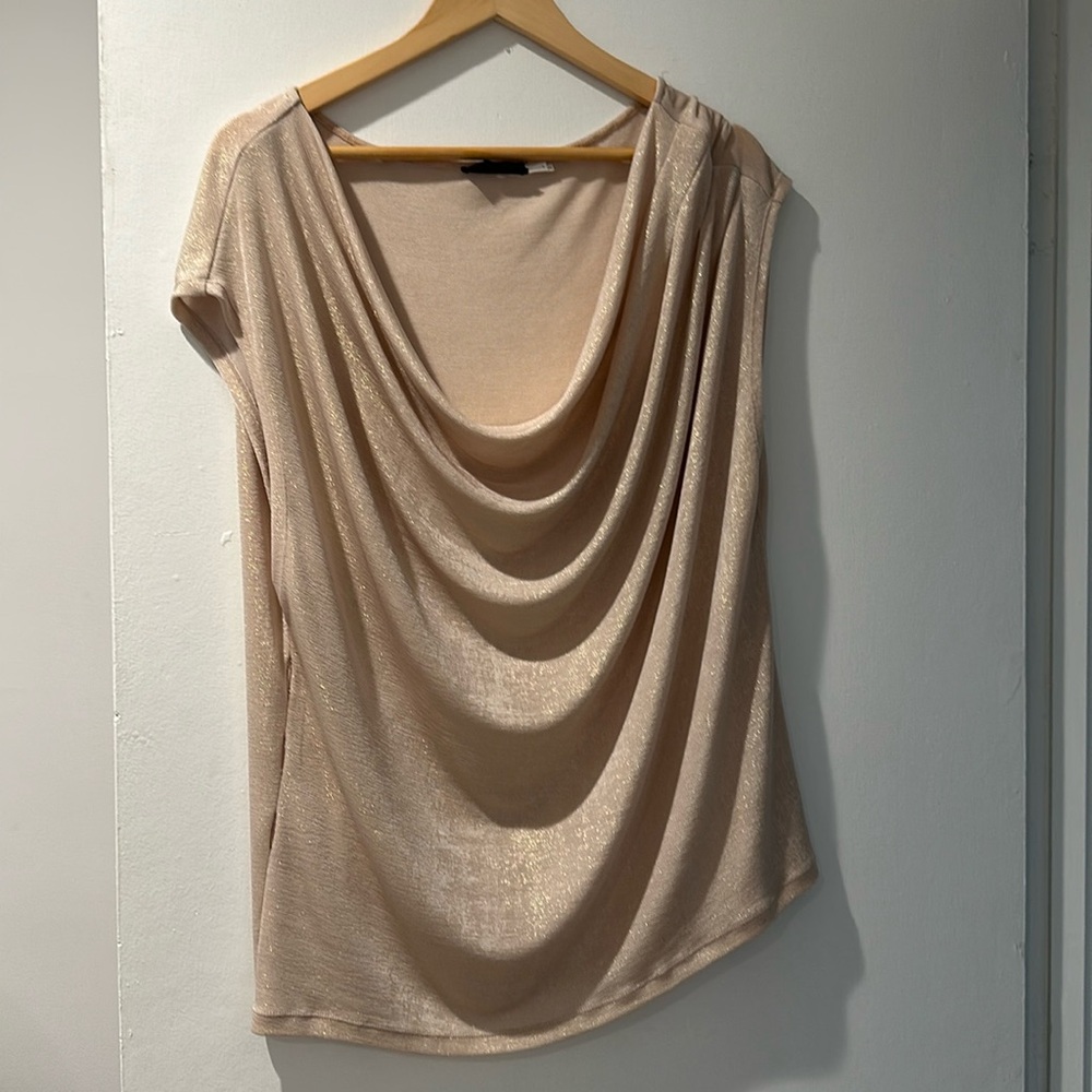 The Addison Story Blush Shimmer Top - Size L